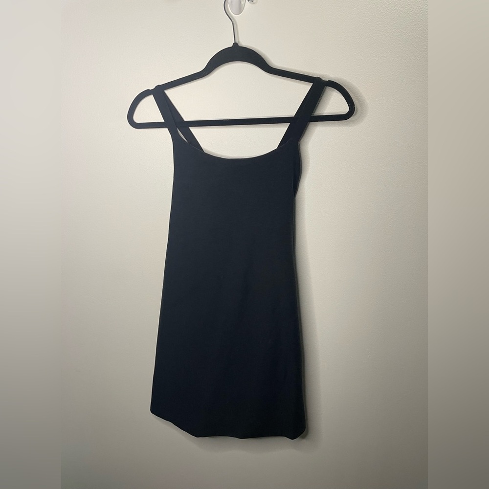 Beyond Yoga Darkest Night Spacedye Essence Dress Skort Pickleball Tennis